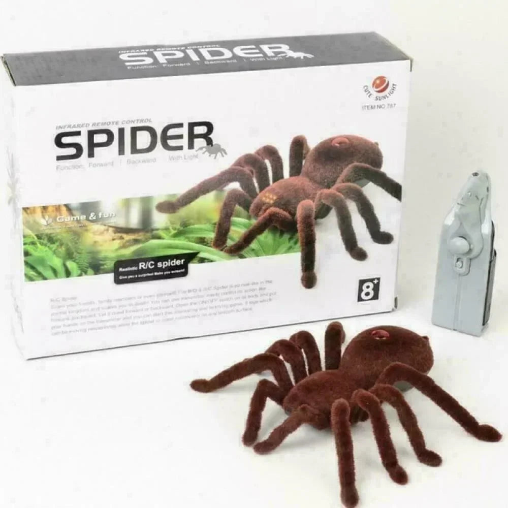 Spider Tricky Toys April Fools ' Day Spider Toy Simulation Spider Remote Control Spider Scary Toy