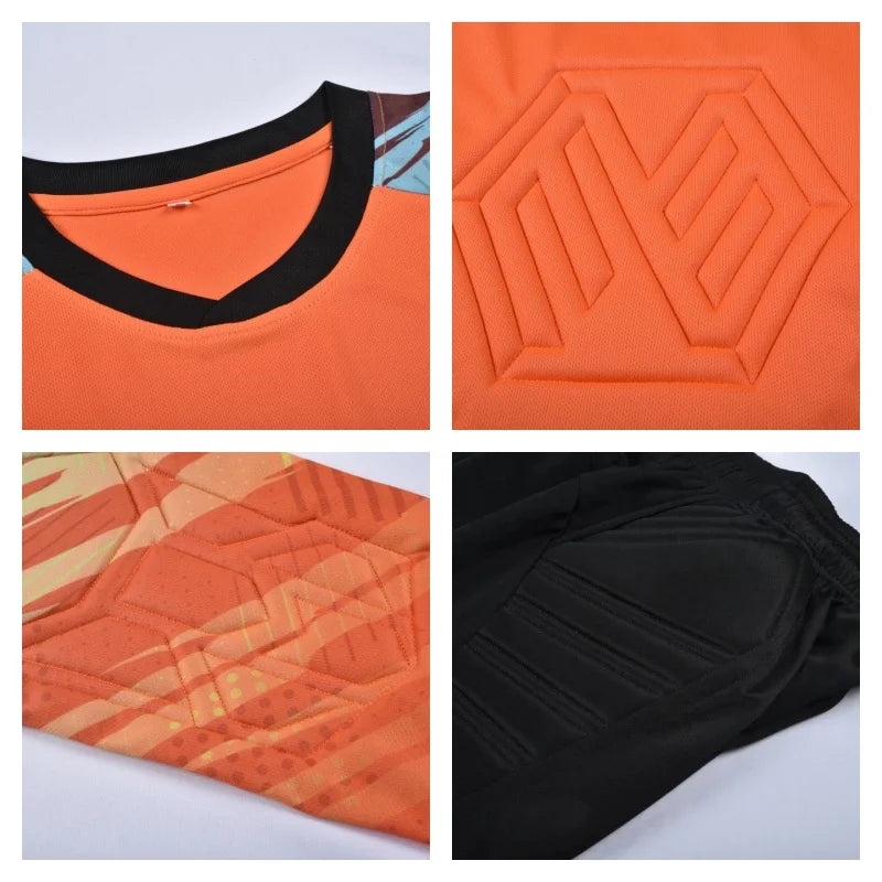 Adult Kids Football Goalkeeper Jerseys Tracksuit Custom Men Soccer Goalie Tracksuit Long Sleeve Uniform Boy Gatekeeper Outfit - Buy online at  Vibe In Cart.