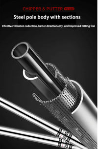 Right Handed Unisex Graphite And Steel Golf Putter For Wedges