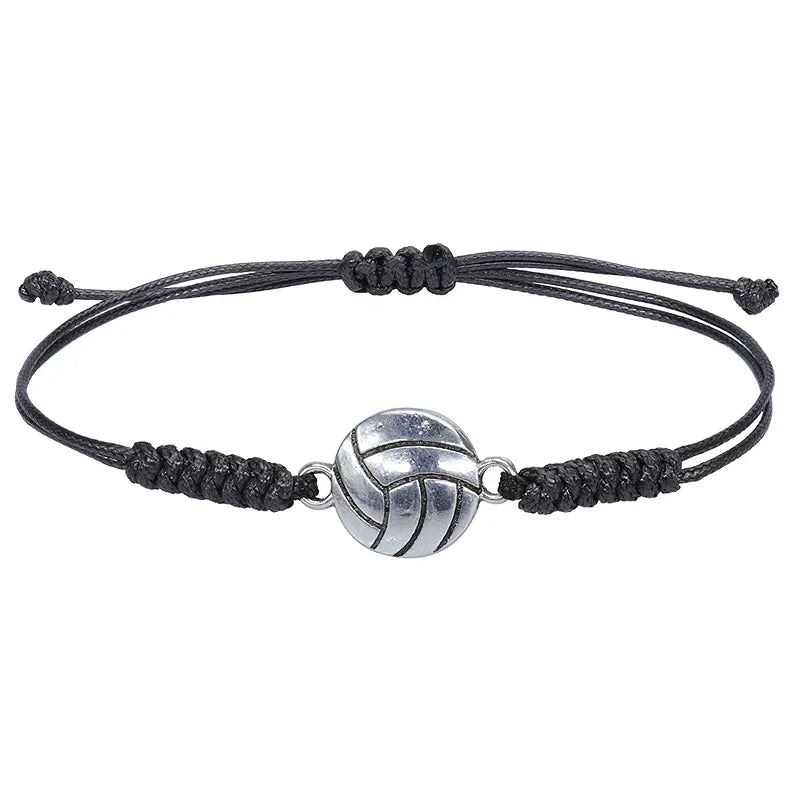 10Pcs Soccer Football Bracelets Knitted Braiding Alloy Adjustable Basketball Bracelet for Boys Girls Gifts Football Accessories - Buy online at  Vibe In Cart.