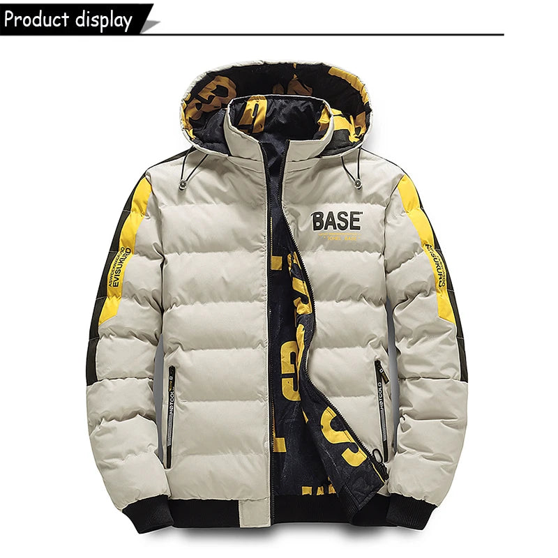 Winter Men Outdoor Windbreak Brand Removable Hooded Jacket Men Windbreak Thick Warm Casual Fashion Parka Jacket Coat Male Hots - Buy online at  Vibe In Cart.