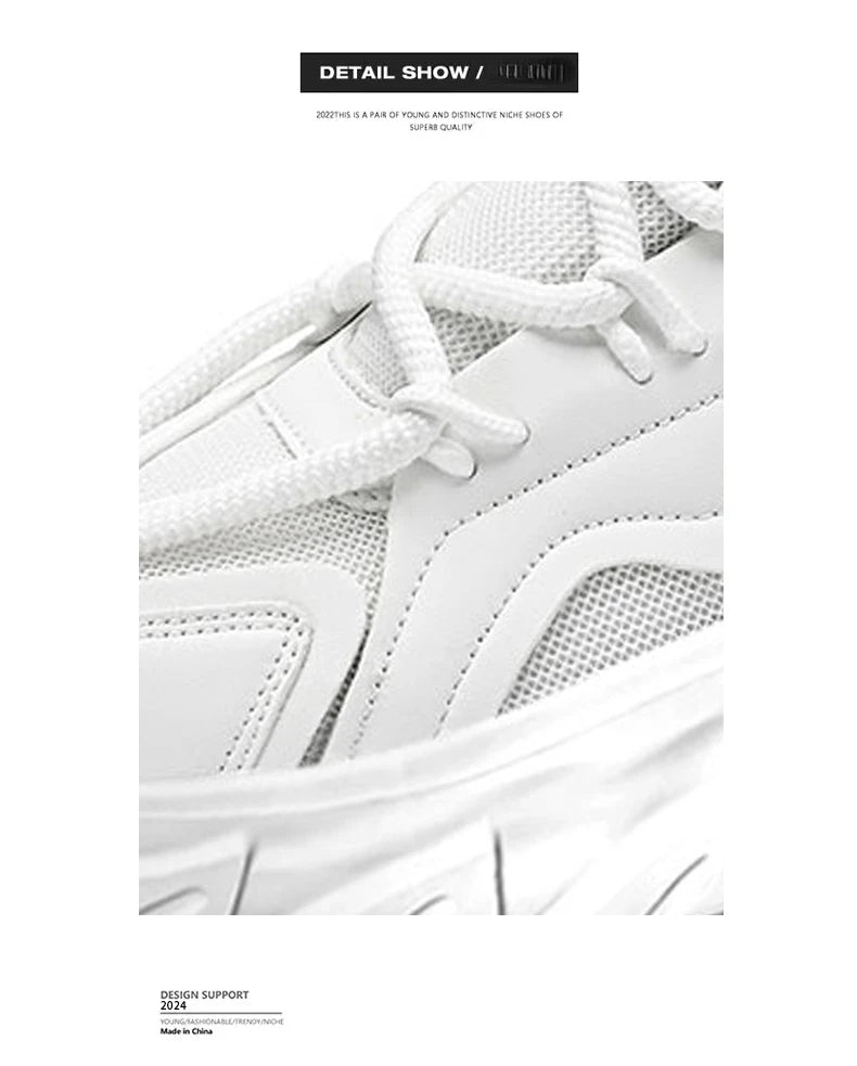 Men's Shoe Breathable Thick Soled Casual Sneakers Outdoor Running Four Seasons New Tennis Men Soft Soles Comfort Male Sneakers - Buy online at  Vibe In Cart.