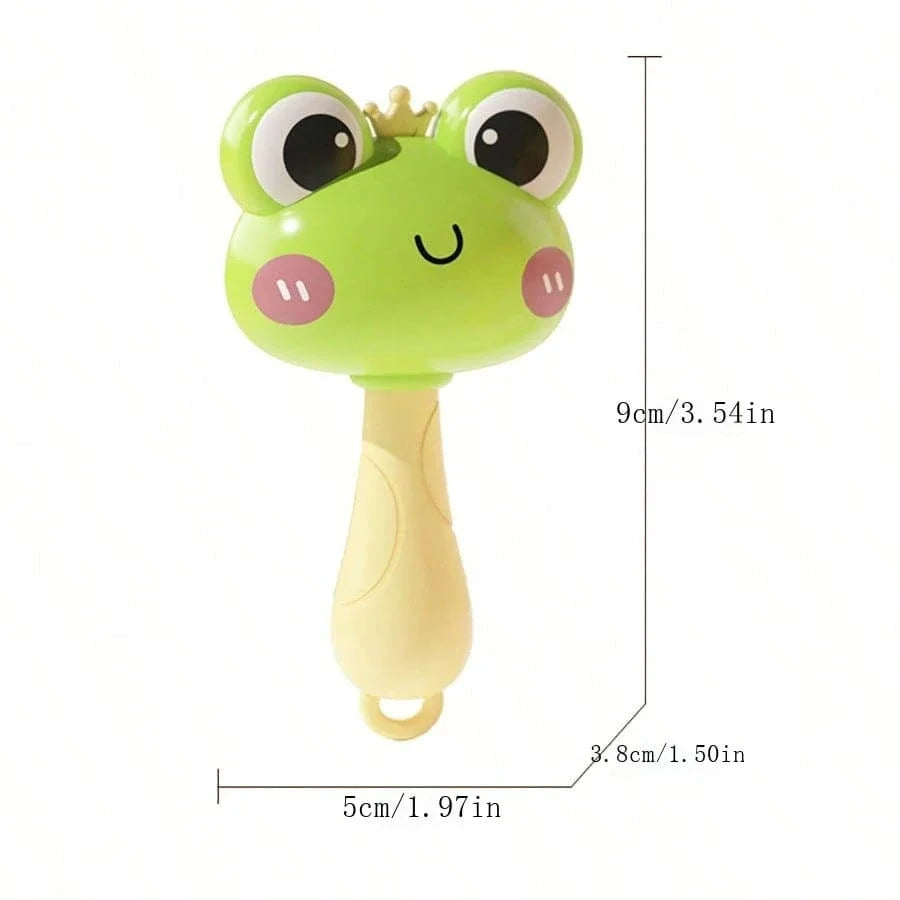 Educational Plastic Animal-Shaped Maracas for Infants and Toddlers, 9x5x5cm