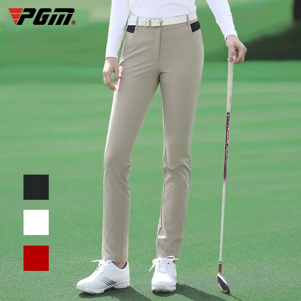 PGM Autumn Winter Ladies Golf Pants Women High Elasticity Sport Trousers Slim Fit Tennis Pants Warm Windproof Clothing KUZ093 - Buy online at  Vibe In Cart.