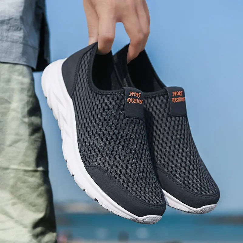 Men's Sneakers Breathable Mesh Men Casual Shoes Outdoor Non-Slip Big Size Loafers Walking Lightweight Male Tennis Shoes - Buy online at  Vibe In Cart.