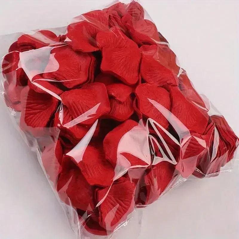 Multicolor Artificial Fake Rose Red Roses Silk Fake Flowers Petals for Valentine's Day Wedding Party Favors Romantic Decoration - Buy online at  Vibe In Cart.