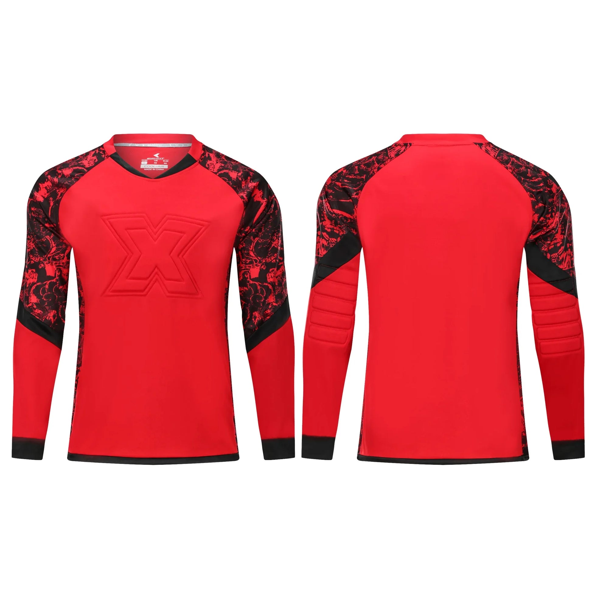 Children's Long Sleeve Protective Goalkeeper Jersey for Football