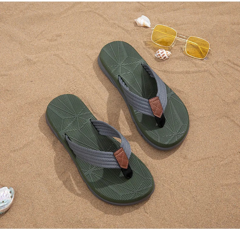 Crestar Summer Flatform Sandals For Men Outdoor Non-slip Beach Flip Flops Fashion New Soft Casual Home Slippers Bathroom Slides - Buy online at  Vibe In Cart.