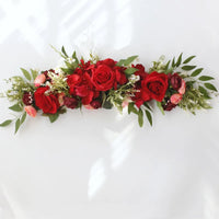 65cm White Rose Wedding Arch Floral Swag Decoration