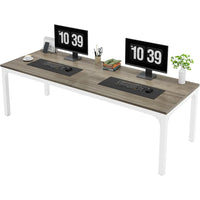 78.7 Inches Extra Long Computer Desk 2 Person Desk, Double Long Desk, Workstaion for Home Office - Buy online at  Vibe In Cart.