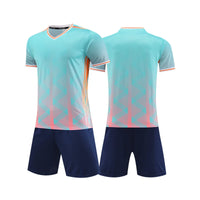 Soccer Uniform Set for Adults and Kids with Shirt and Shorts
