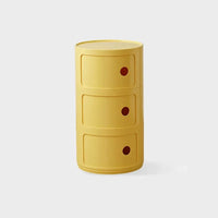 Round bedside table nordic plastic Bedside cabinet for bedroom small side end table nightstand Storage locker - Buy online at  Vibe In Cart.