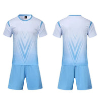 Customizable Unisex Soccer Jersey and Shorts Kit for Adults