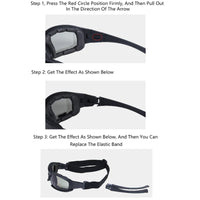 2025 4-Lens Tactical Goggles - Polarized, Windproof & Dustproof Safety Glasses for Outdoor Sports (Climbing, Cycling, Fishing) - Buy online at  Vibe In Cart.