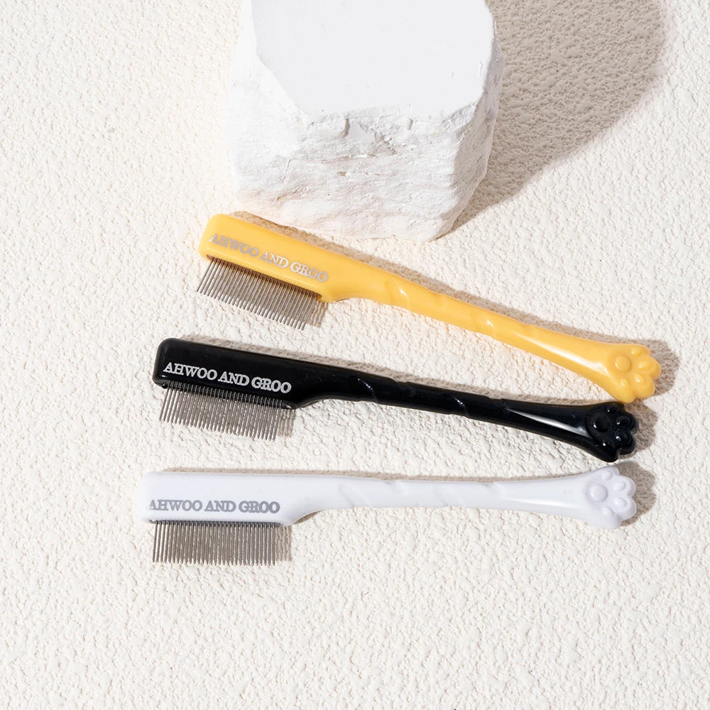 Pet Facial Cleaning Comb Set Removes Tear Stains Eye-poop Cat Paw Comb Dog Hair Repair Scissors Cat Hair Comb Pet Clean Supplies - Buy online at  Vibe In Cart.