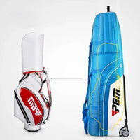 Foldable Nylon Golf Travel Bag with Wheel and Stand