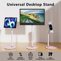 Height Adjustable VESA Portable Monitor Stand for Up to 18-Inch Monitors