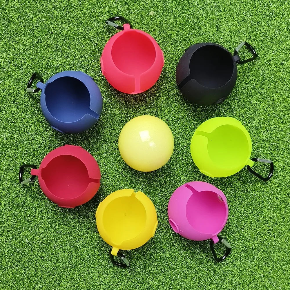 Portable Golf Storage Bag Golf Park Ball Silicone Sleeve With Carabiner Clip Golf Park Ball Carry Bag Golf Sports Accessories - Buy online at  Vibe In Cart.