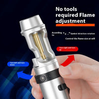 Powerful Metal Gas Lighter Windproof Kitchen Cooking Torch Flame Jet Barbecue Smoking Accessories Cigar Lighters Men's Gift - Buy online at  Vibe In Cart.