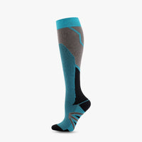 Men's Compression Crew Sports Socks with Nylon Blend