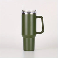 40oz Vacuum Insulated Stainless Steel Travel Tumbler with Handle