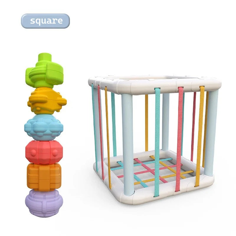 Educational Sorting Blocks Toy for Baby Sensory Development