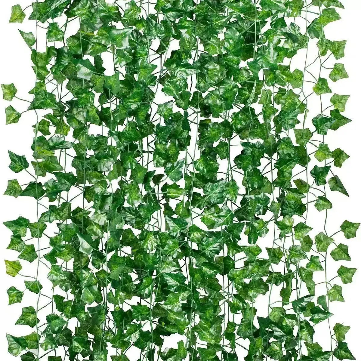 2.1M Green Ivy Leaf Hanging Vine Artificial Garland Silk Wall Plant Home Garden Decoration Wedding Party DIY Fake Wreath Leaves - Buy online at  Vibe In Cart.