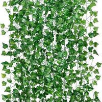 2.1M Green Ivy Leaf Hanging Vine Artificial Garland Silk Wall Plant Home Garden Decoration Wedding Party DIY Fake Wreath Leaves - Buy online at  Vibe In Cart.