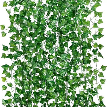 2.1M Green Ivy Leaf Hanging Vine Artificial Garland Silk Wall Plant Home Garden Decoration Wedding Party DIY Fake Wreath Leaves - Buy online at  Vibe In Cart.