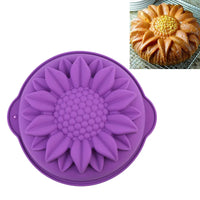 Sunflower Silicone Mold Cake Flower Pan 10Inch Cake Bakeware Baking Tools Round Bread Loaf Pizza Toast With Anti-scalding Handle - Buy online at  Vibe In Cart.