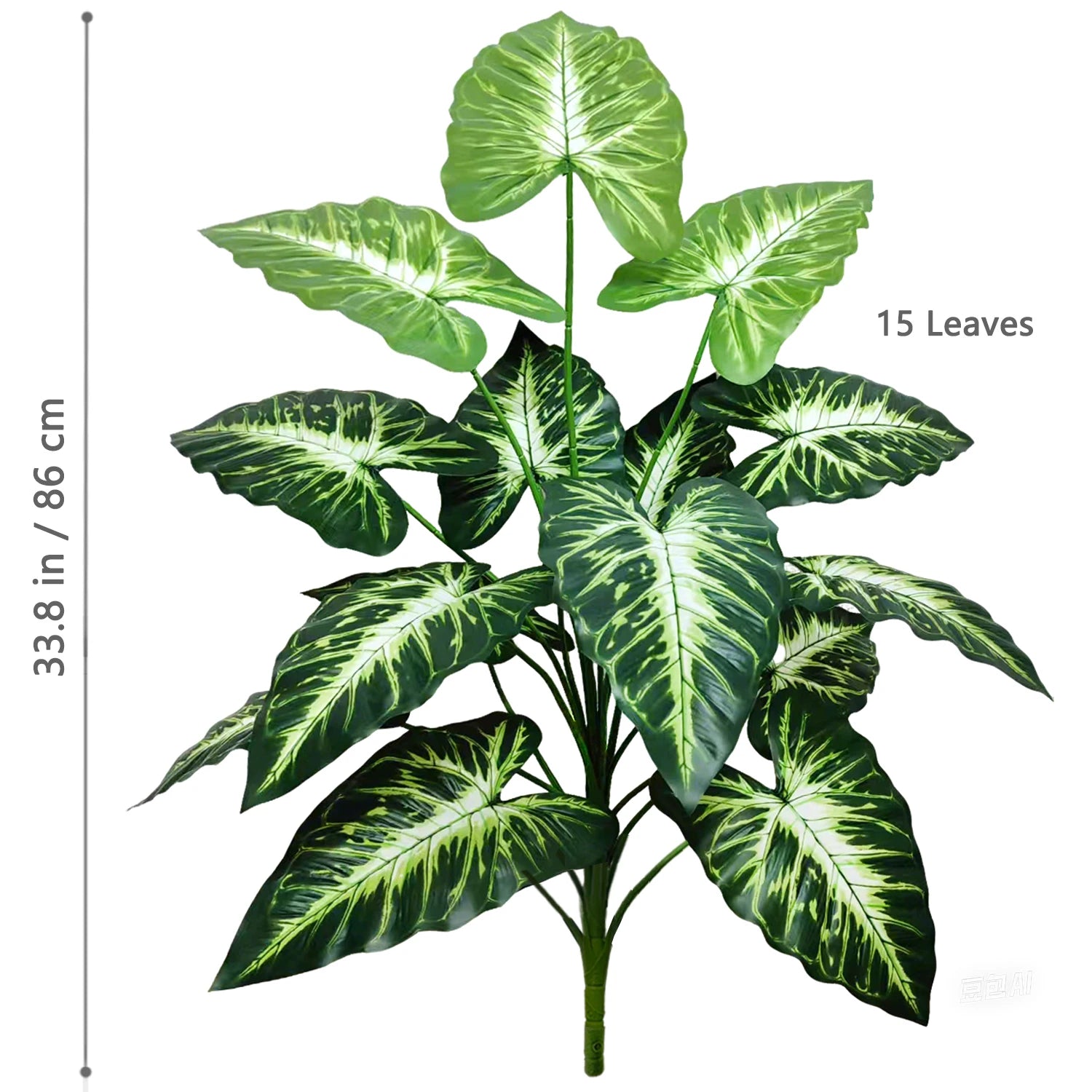 Artificial Calla Lily Fake Plant with Leaves, 60-107cm Plastic