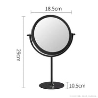 360 Degrees Rotate Iron Desktop Mirror Texture Ladies Makeup Mirror Creative Iron Mirror Strong Sense Of Style - Buy online at  Vibe In Cart.