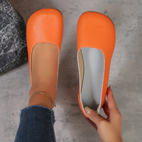 Popular flat sole single shoe round toe bean shoes 2024 new soft soled women's shoes large size single shoe grandmother shoes - Buy online at  Vibe In Cart.