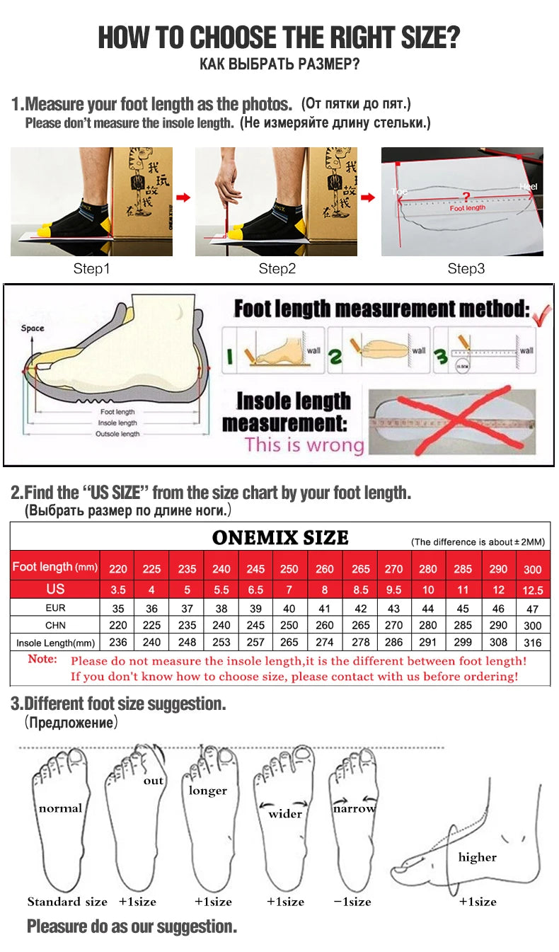 ONEMIX Waterproof Running Shoes for Men Breathable Light Women Training Walking Sneakers Outdoor Trekking Slip-on Sports Shoes - Buy online at  Vibe In Cart.