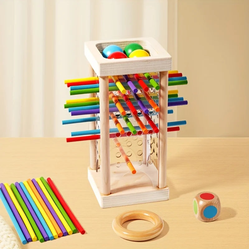 Wooden stick games, wooden interactive educational toys, parent-child games, exercise logical thinking ability. - Buy online at  Vibe In Cart.
