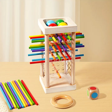 Wooden stick games, wooden interactive educational toys, parent-child games, exercise logical thinking ability. - Buy online at  Vibe In Cart.