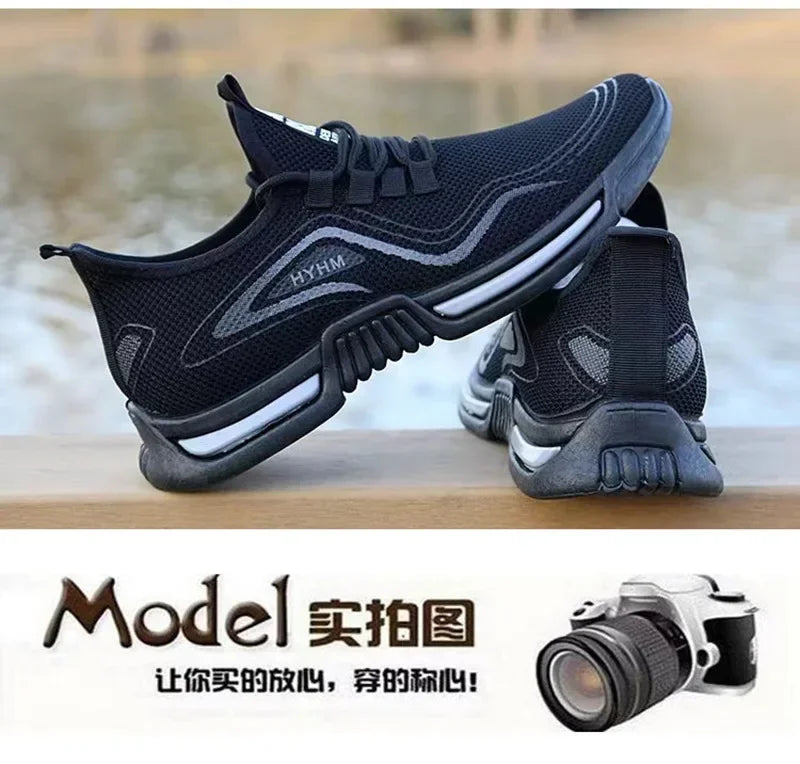 Men Shoes Slip on Fashion Sneakers Male Sport Running Shoes Breathable Gym Training Walking Tennis Shoes Non Slip Workout Flats - Buy online at  Vibe In Cart.