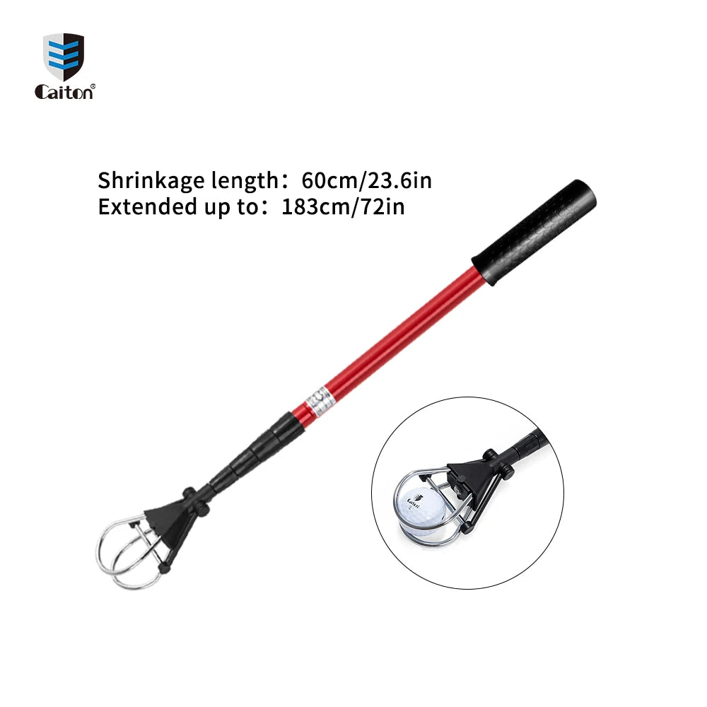 6FT/15FT Golf Ball Retriever, Telescopic Aluminum Pole, Durable and Lightweight, Easy to Use, Ideal for Quick Ball Retrieval - Buy online at  Vibe In Cart.