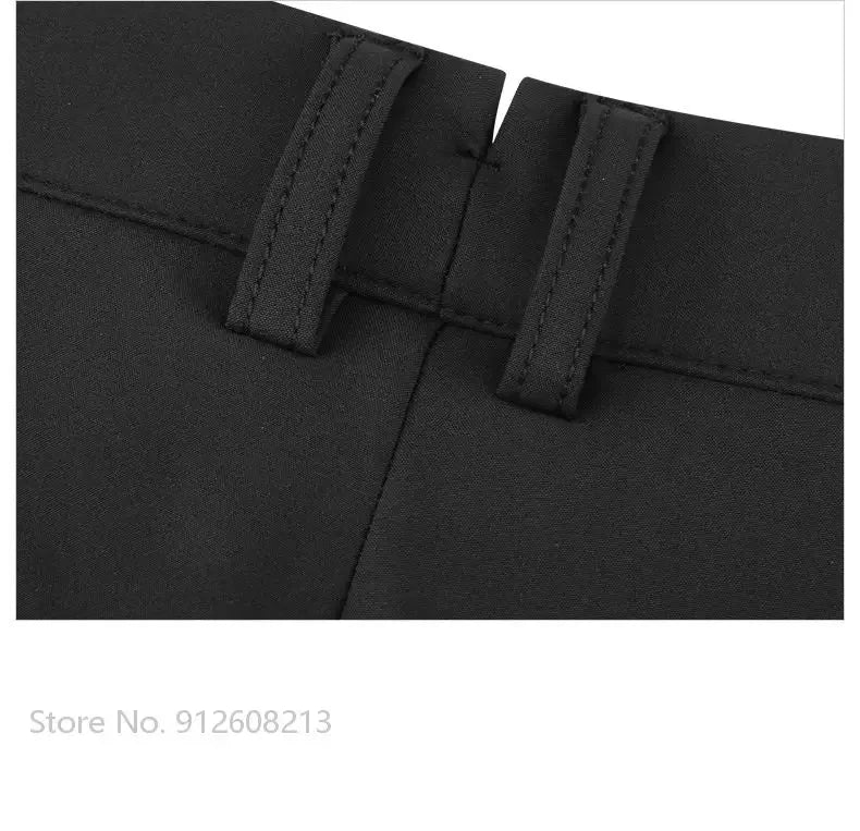 Men's Waterproof Fleece Winter Pants Straight Fit