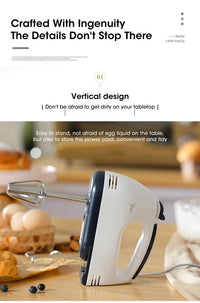 Handheld 7 Speed Automatic Electric Mixer Multi Functional for Food Egg Cream Cake Dough Mixing Baking Kitchen Home Use - Buy online at  Vibe In Cart.