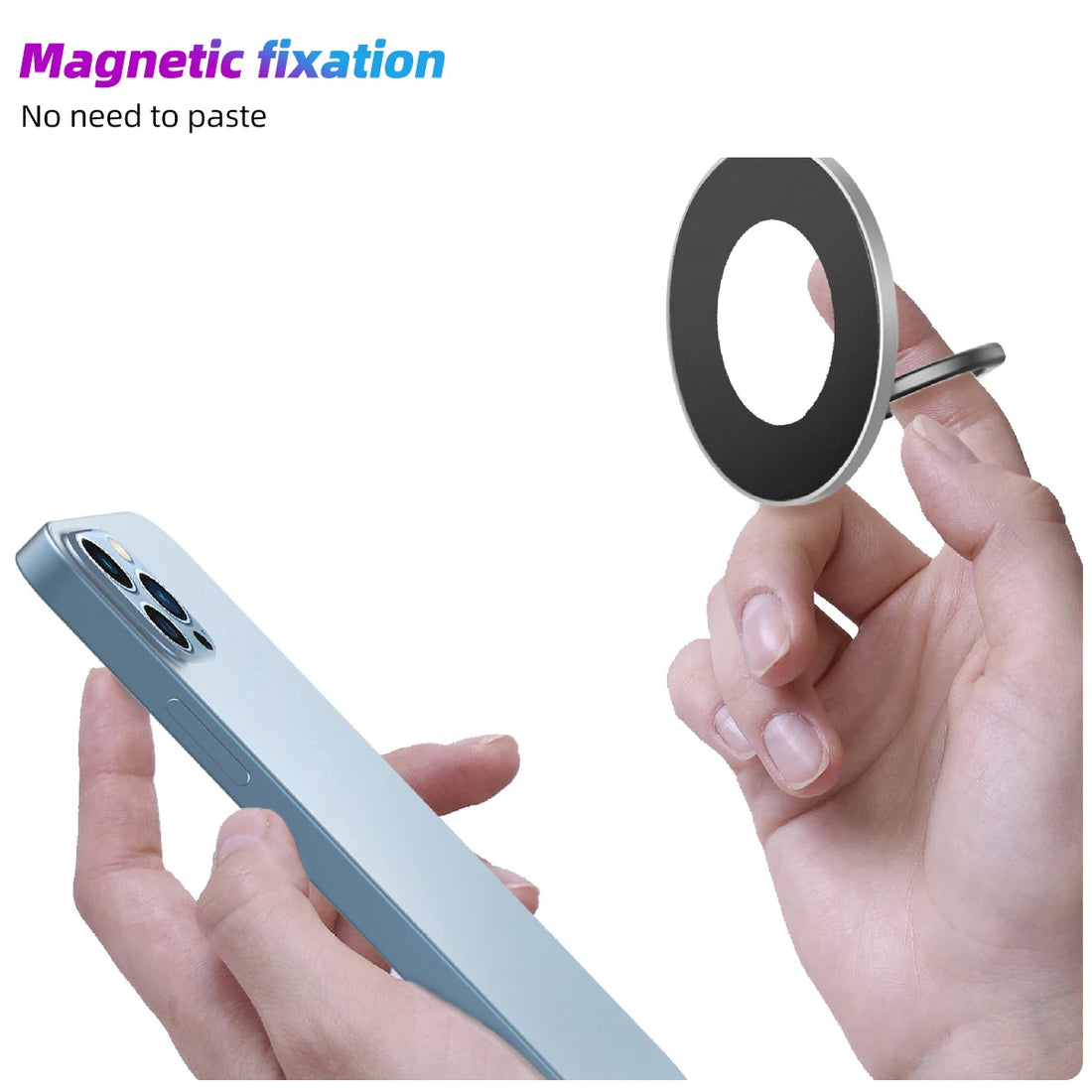 Magnetic Finger Ring Holder with Kickstand for Phones