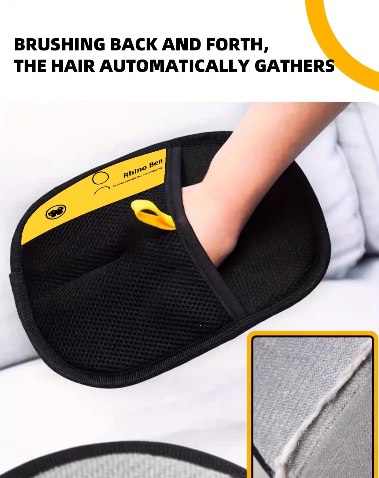2-Piece Pet Hair Removal Gloves – Double-Sided Cat Brushes, Anti-Shedding Grooming Gloves, Hair Control Care Tools - Buy online at  Vibe In Cart.