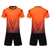 Customizable Unisex Soccer Jersey and Shorts Kit for Adults