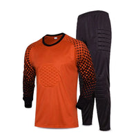 Boys Long Sleeve Polyester Soccer Goalkeeper Uniform Set