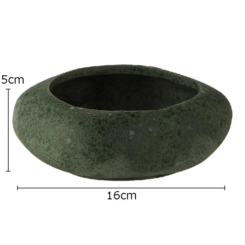 Medium Modern Ceramic Lotus Seedpod Vase for Floral Arrangement