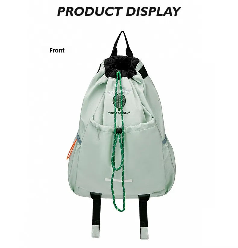 Portable Tennis badminton Racket Bag Versatile for outdoor use Lightweight Drawstring Back pack for Men and Women Hiking Bag - Buy online at  Vibe In Cart.