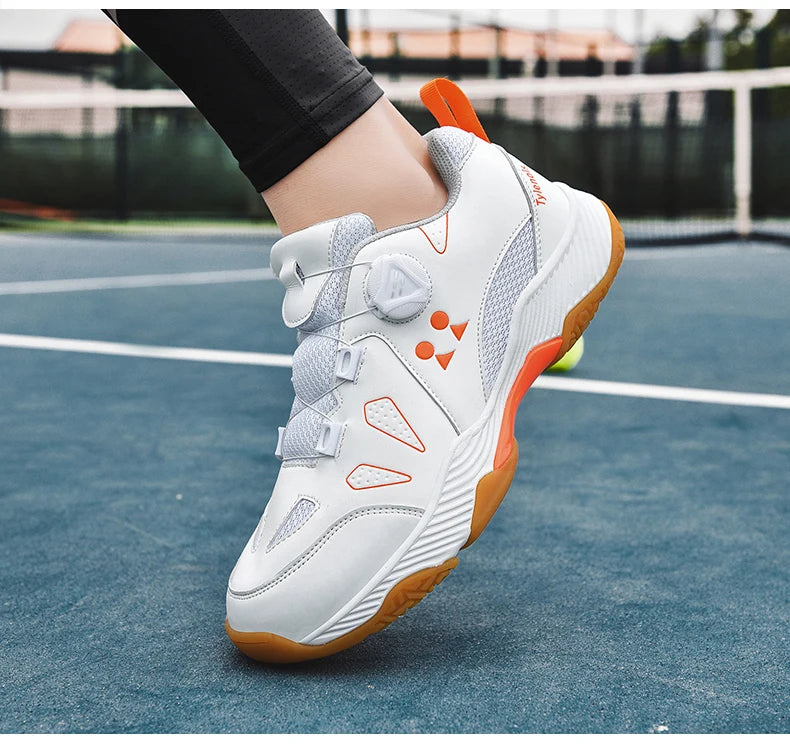 2023 New Men Tennis Shoes Breathable Tennis Sneakers Women Quick Lacing Training Sneakers Big Size 35-46 Badminton Court Shoes - Buy online at  Vibe In Cart.