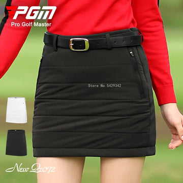 Pgm Golf Clothing Women Short Skirt Winter Ladies Pencil Skirts Thicken Plus Cotton Skorts Female Slim Pack Hip Shorts XS-XL