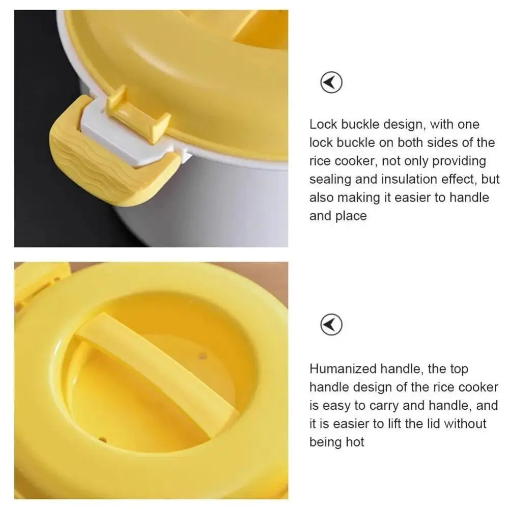 Microwave Rice Cooker Steamer Pot Pastamaker Oven Veggie Cookware Cooking Soup Pressure Pots Bowl Micro Vegetable Container - Buy online at  Vibe In Cart.