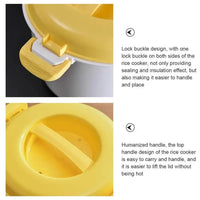 Microwave Rice Cooker Steamer Pot Pastamaker Oven Veggie Cookware Cooking Soup Pressure Pots Bowl Micro Vegetable Container - Buy online at  Vibe In Cart.